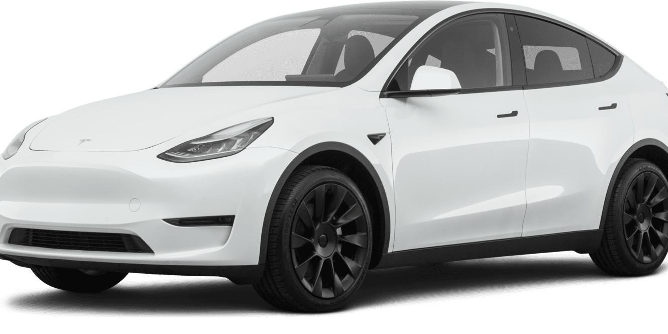 TESLA MODEL Y 2020 5YJYGDEE5LF058296 image